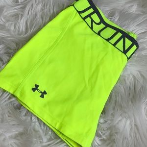 Under Armour Neon Yellow Shorts